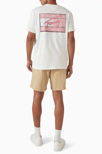 Signature Back Logo T-Shirt in Cotton