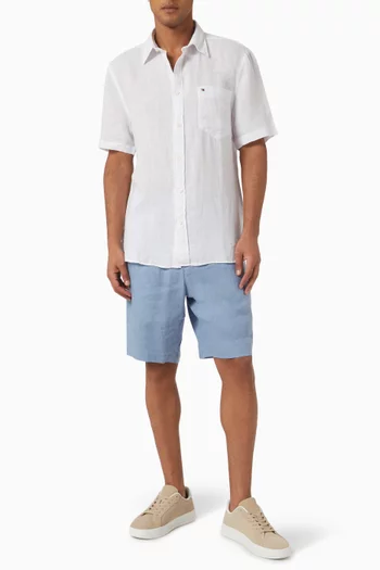 Pigment Dyed Shirt in Linen