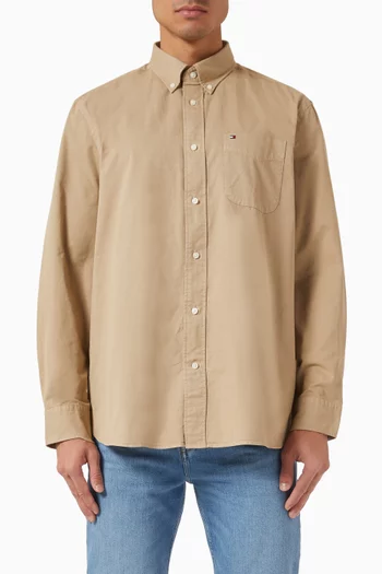 Relaxed-fit Shirt in Cotton Twill