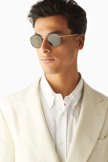Round Sunglasses in Acetate