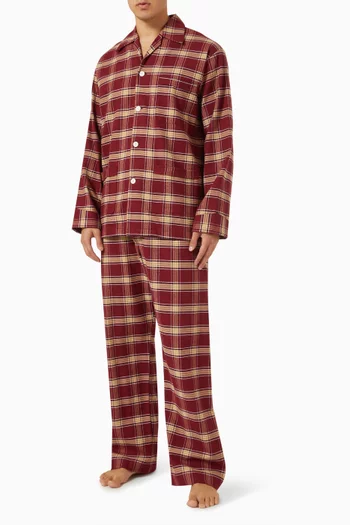 Kelburn 48 Pyjama Set in Brushed Cotton Flannel