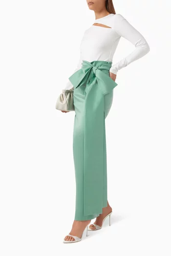 Bernard Maxi Skirt in Taffeta