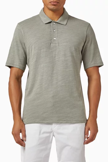 Classic Flame Polo T-shirt in Cotton