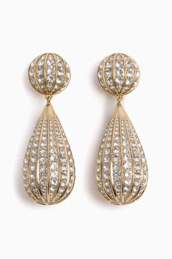 Poetiques des Gouttes Swarovski® Crystal Clip-on Earrings