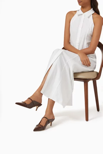 حذاء مورين 45 مفتوح من الخلف جلد نابا