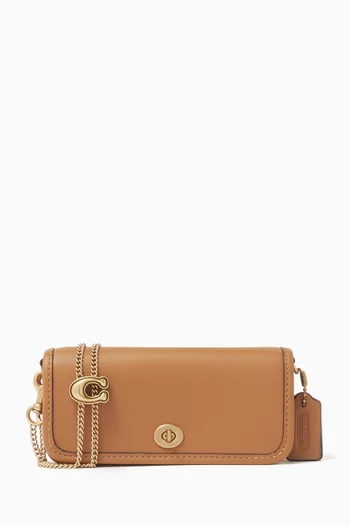 Dinky 14 Shoulder Bag in Glovetanned Leather