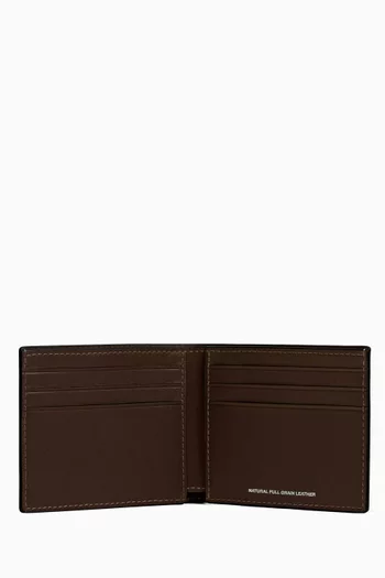 Slim Billfold Wallet in Leather