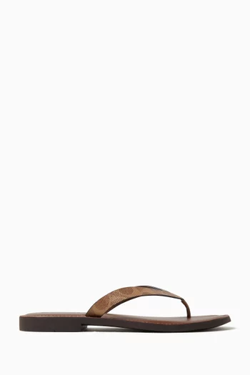 Brianna Flip Flop In Canvas