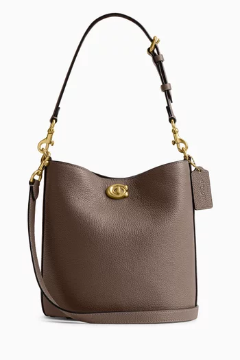 Willow 19 Bucket Bag in Pebbled Leather