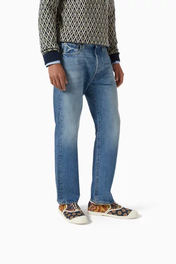 Bay by Bay Sneakers in Voyage Imaginaire Denim