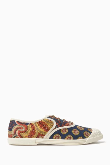 Bay by Bay Sneakers in Voyage Imaginaire Denim
