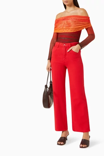 Ombre Anastasia Top in Mesh