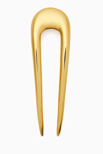 مشبك شعر ذا فريدا نحاس مطلي ذهب