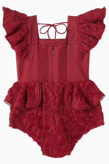 Flutter on By Playsuit in Peony Voile