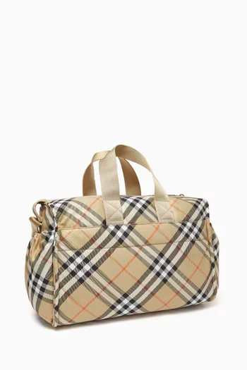 Signature Print Diaper Bag