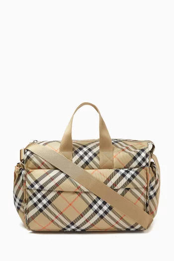Signature Print Diaper Bag