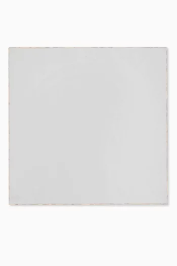 Check Trim Blanket in Organic Cotton
