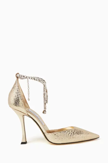 Stevie 100 Pumps in Metallic Leather