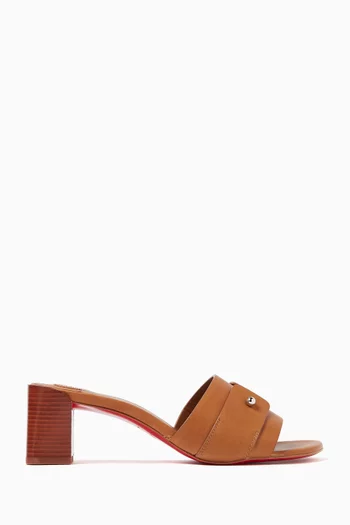 Chambelimule 55 Mule Sandals in Leather