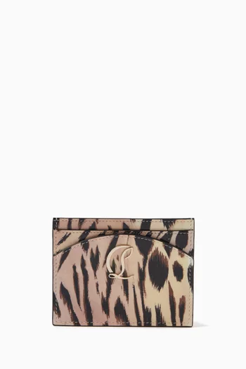 Loubi54 Card Holder in 'Gigi' Printed Leather