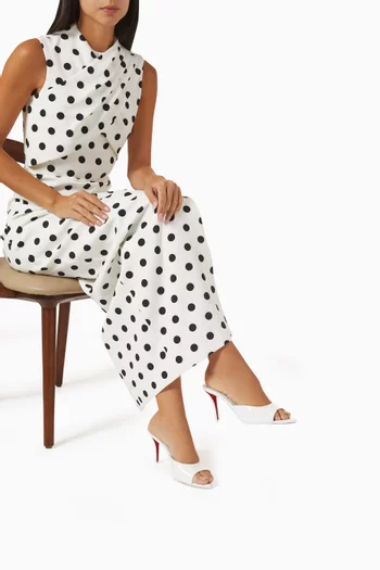 Miss Z 80 Mule Sandals in Patent Leather