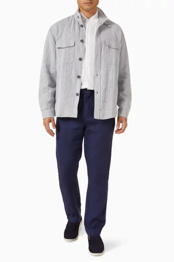 Marcio Shirt in Linen-blend
