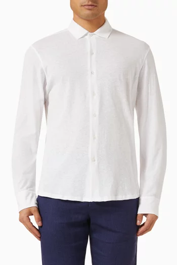 Marcio Shirt in Linen-blend