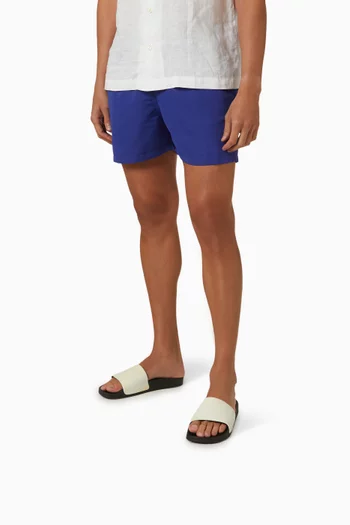 Humberto Slide Sandals in Leather