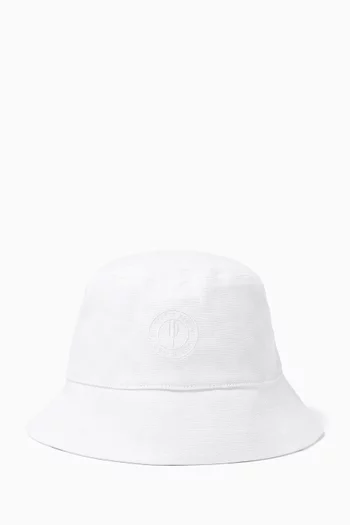 Leandro Bucket Hat in Cotton Canvas