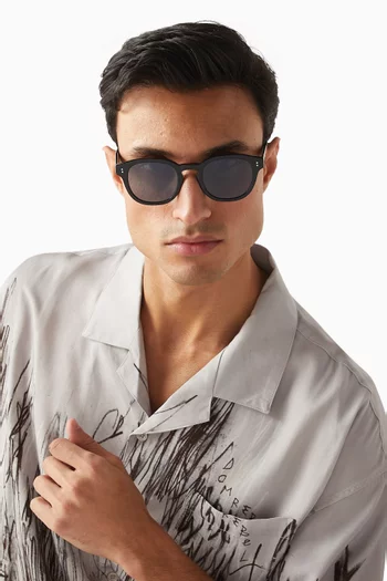 نظارة شمسية بيل بإطار دائري أسيتات