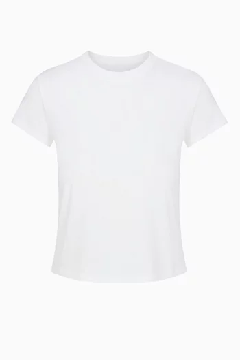 Relaxed T-shirt in Cotton-blend