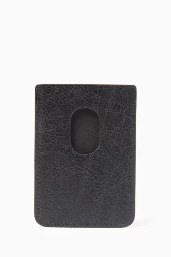 Monaco Magnet Cardholder in Arena Lambskin