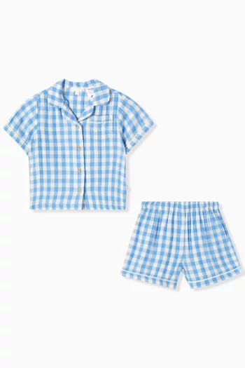 All-over Gingham Pyjama Set