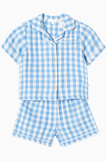 All-over Gingham Pyjama Set