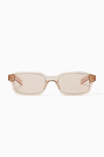 Hanky Rectangle Sunglasses in Acetate