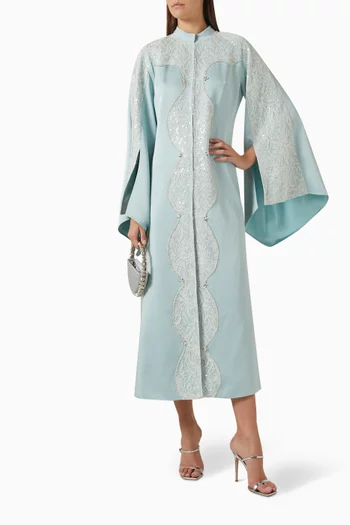 Kaftan-style Jacket in Bosna Satin