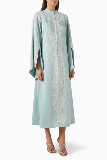 Kaftan-style Jacket in Bosna Satin