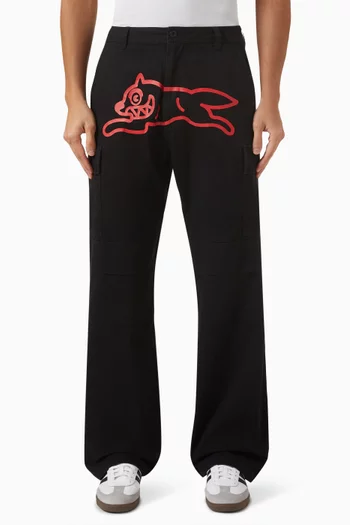 Running Dog Camo Cargo Pants