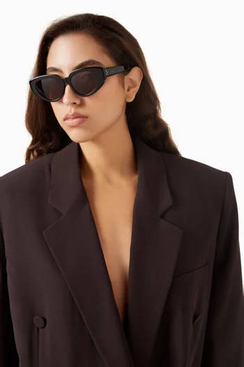 Oval Sunglasses in Acetate