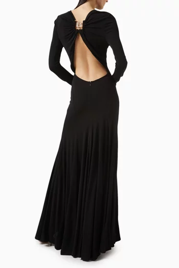 Bezel Quartz Maico Maxi Dress in Viscose