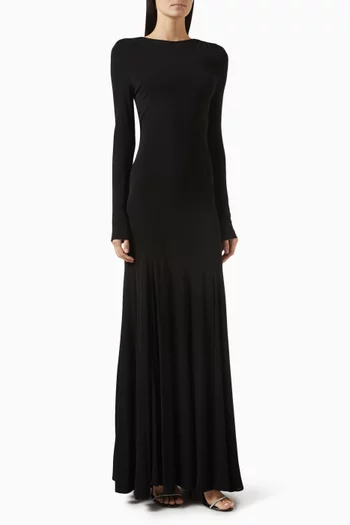 Bezel Quartz Maico Maxi Dress in Viscose