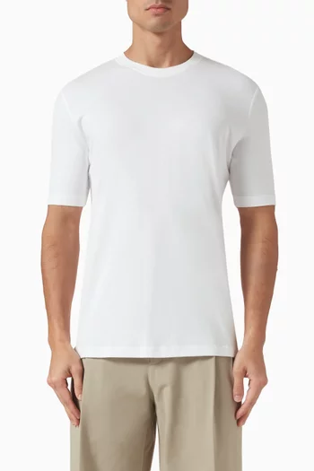 T-shirt in Peached Cotton