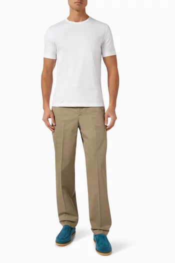 T-shirt in Mercerised Cotton