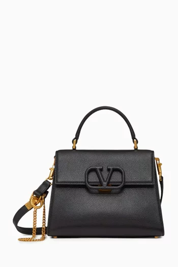 Small VSLING Handbag in Grainy Calfskin