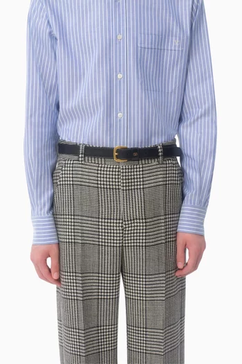 VLogo Signature Belt in Leather