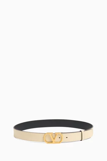 VLOGO Signature Belt in Calfskin