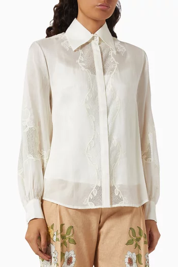 Evander Shirt in Silk-blend