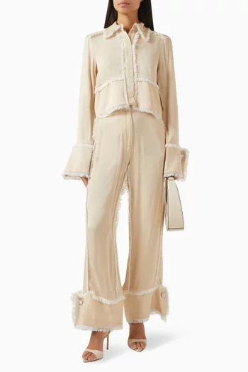 Emmie Fringe Shirt in Viscose