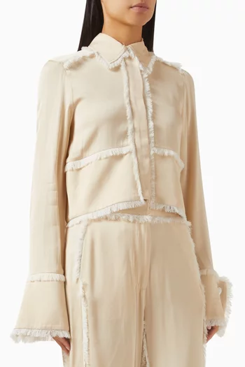 Emmie Fringe Shirt in Viscose
