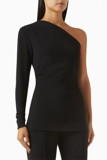 Paris One-shoulder Top in Jersey